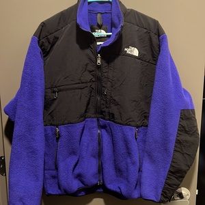 THE NORTH FACE denial purple fleece jacket